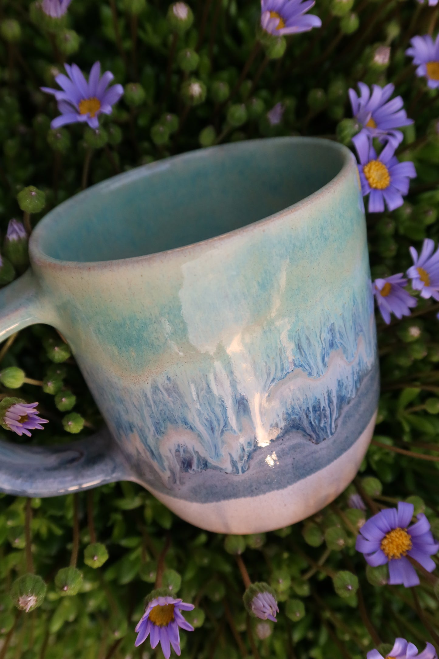 seaside stripe mug